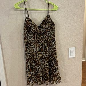 Size 8 Leopard Guess Dress